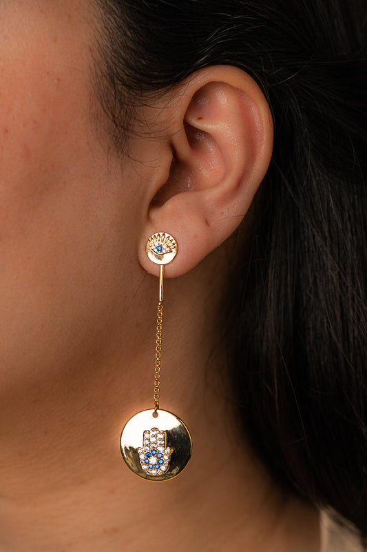 Evil Eye Dangles